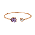 18 K Rose Gold Amethyst
