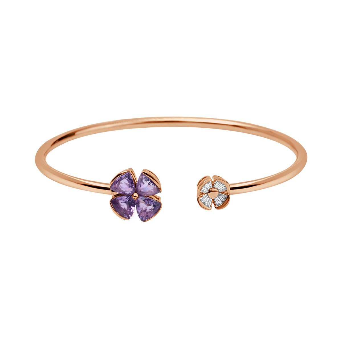 18 K Rose Gold Amethyst