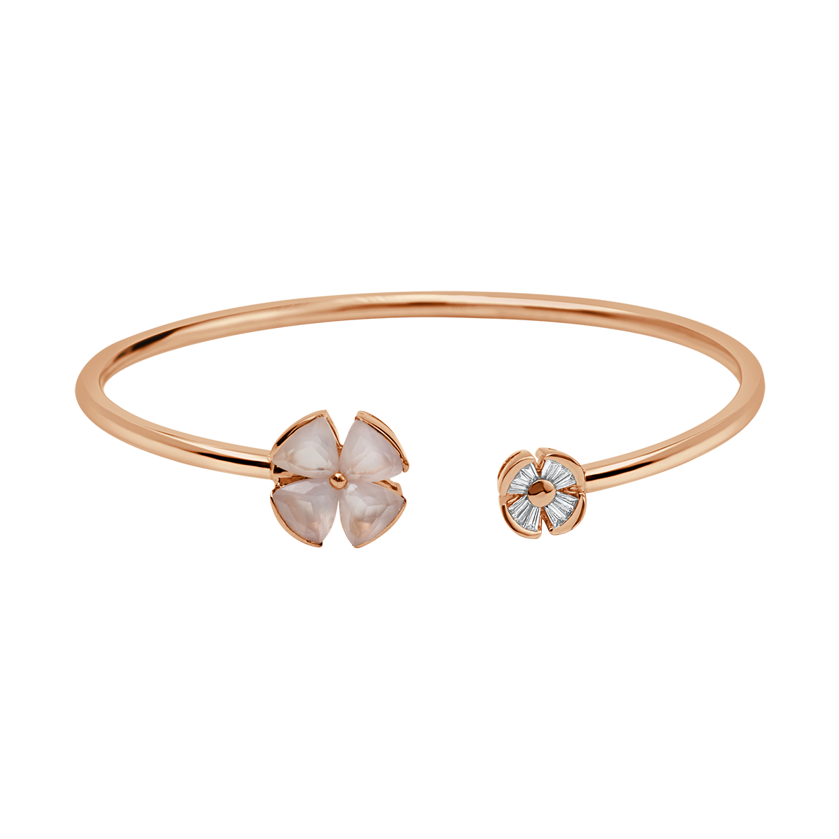18 K Rose Gold Rosequartz