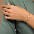 18 K Rose Gold Rosequartz