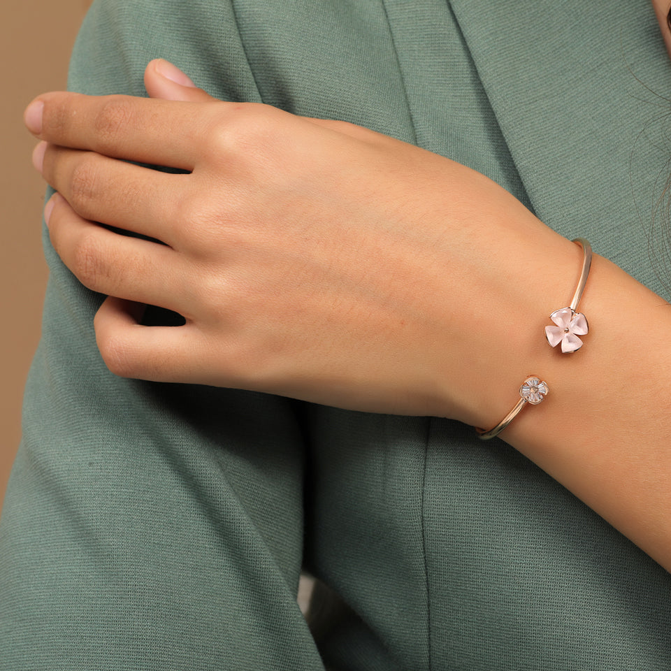 18 K Rose Gold Rosequartz