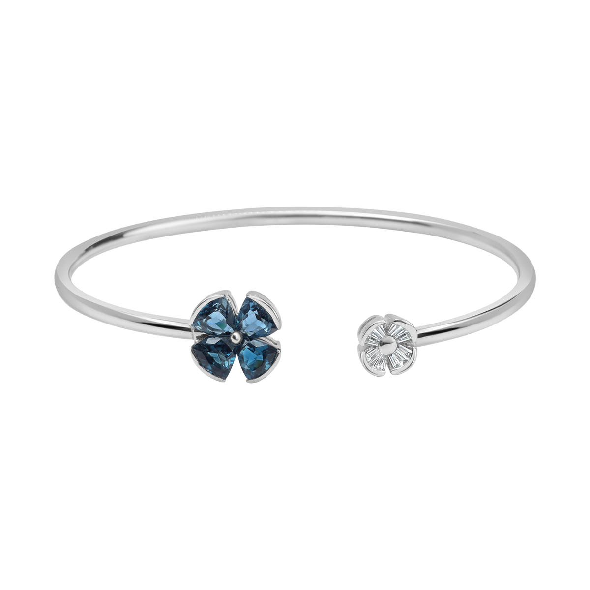 18 K White Gold Londonbluetopaz