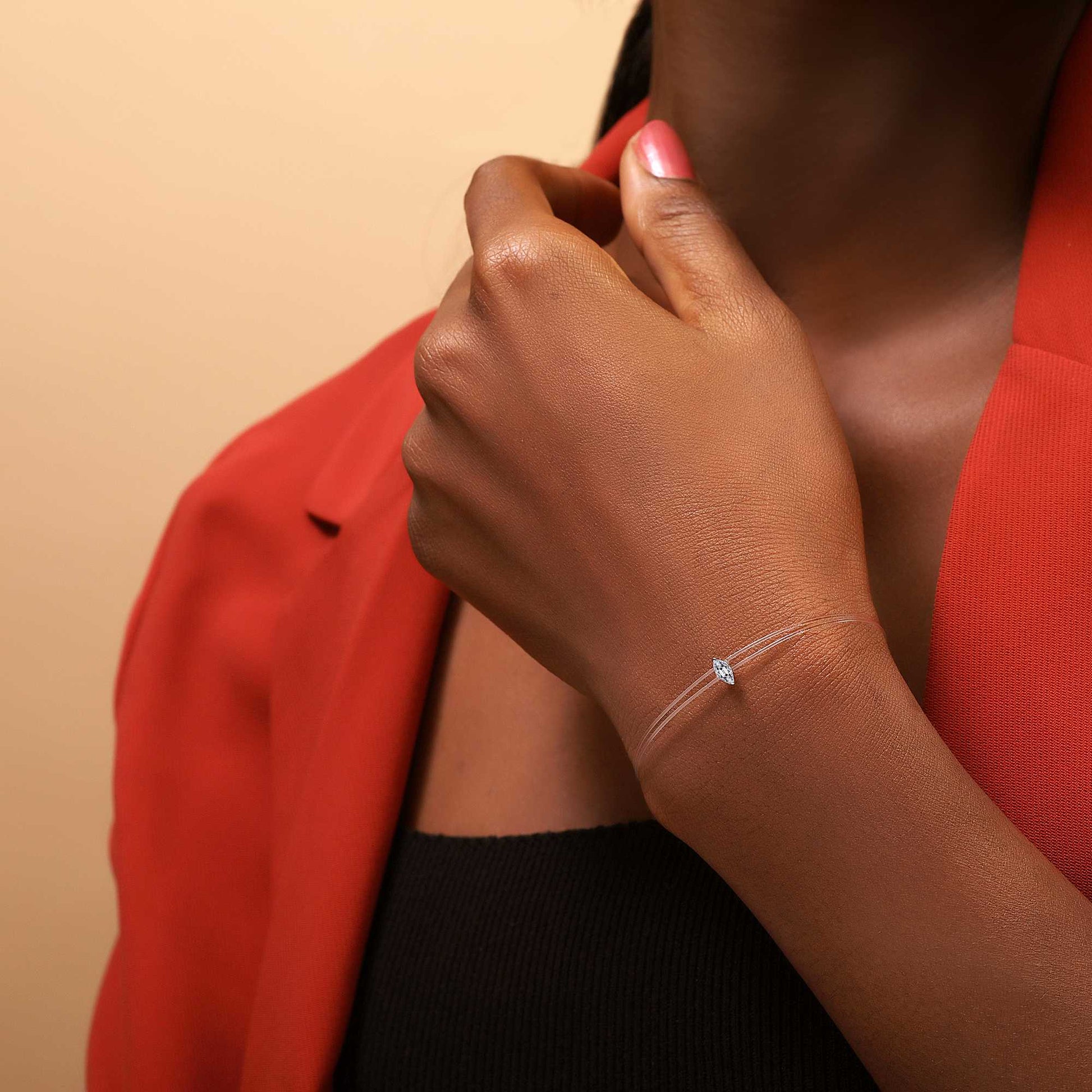18 K White Gold