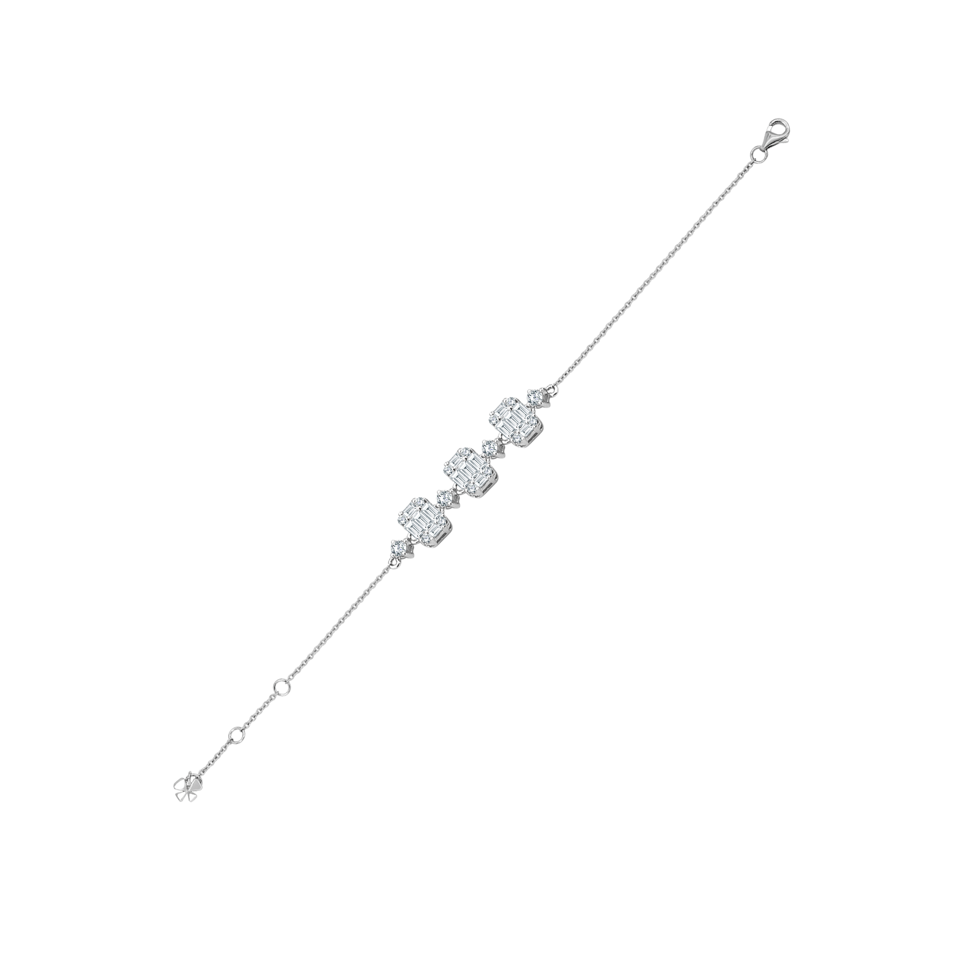 Je© Emerald Illusion Trio Diamond Bracelet