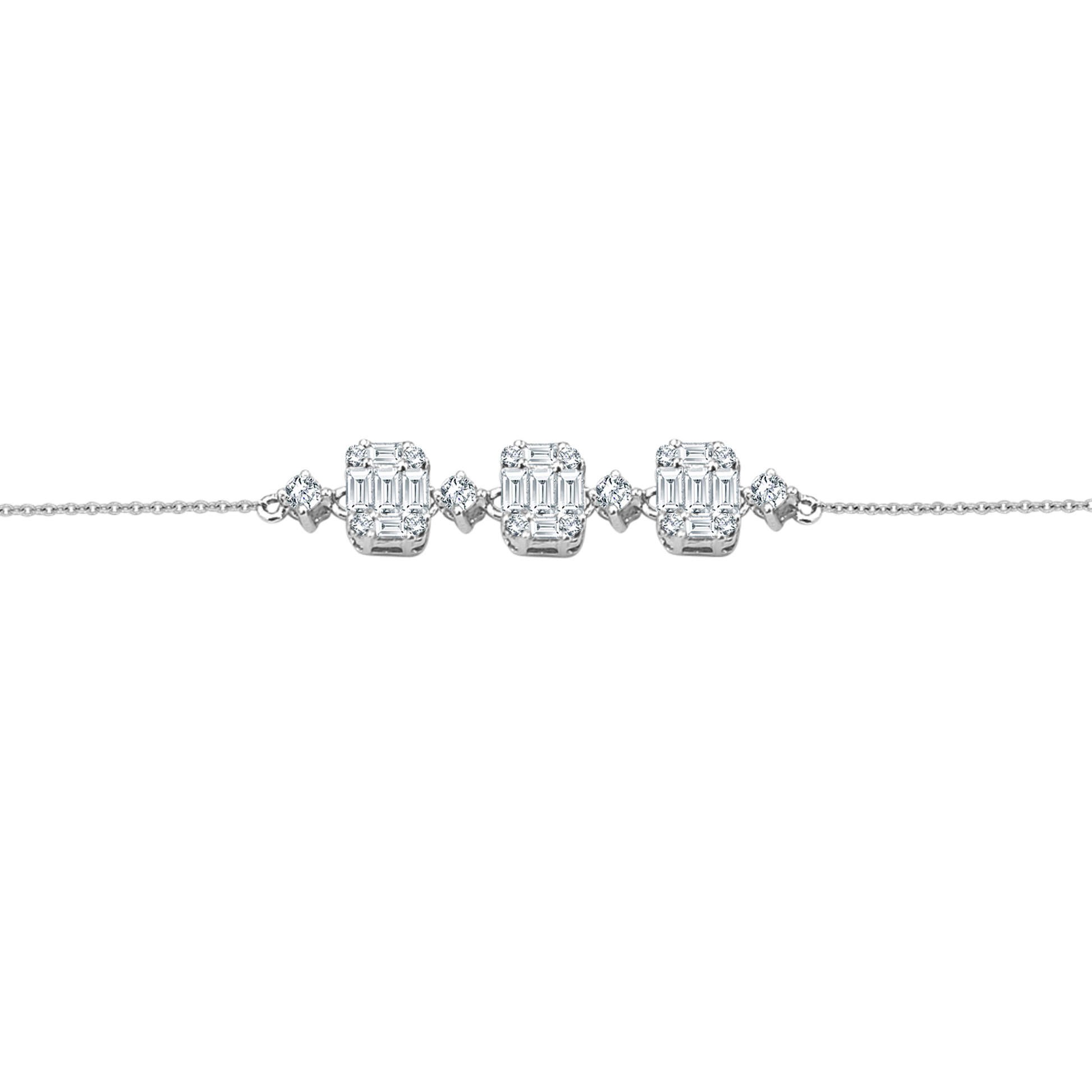18 K White Gold