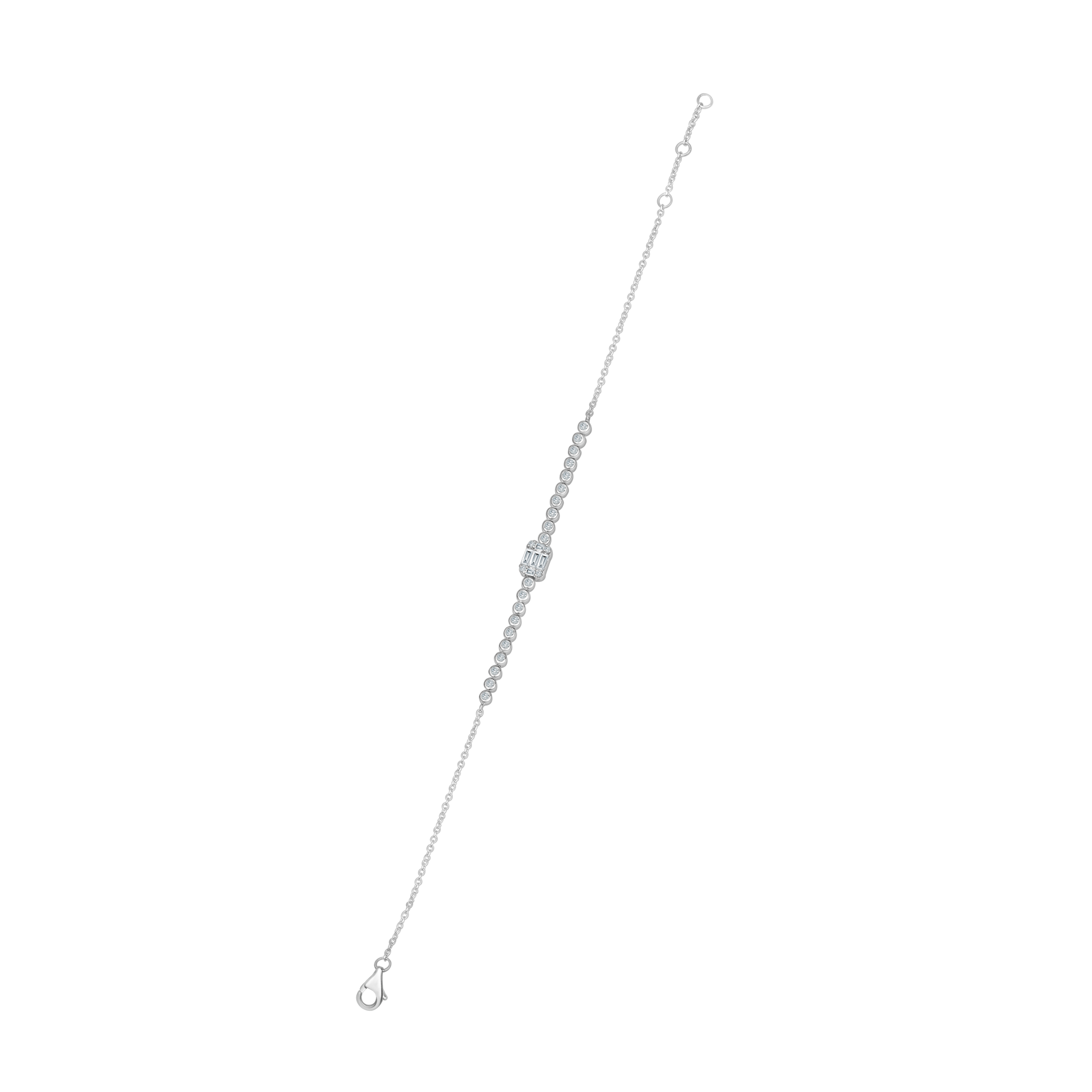 18 K White Gold