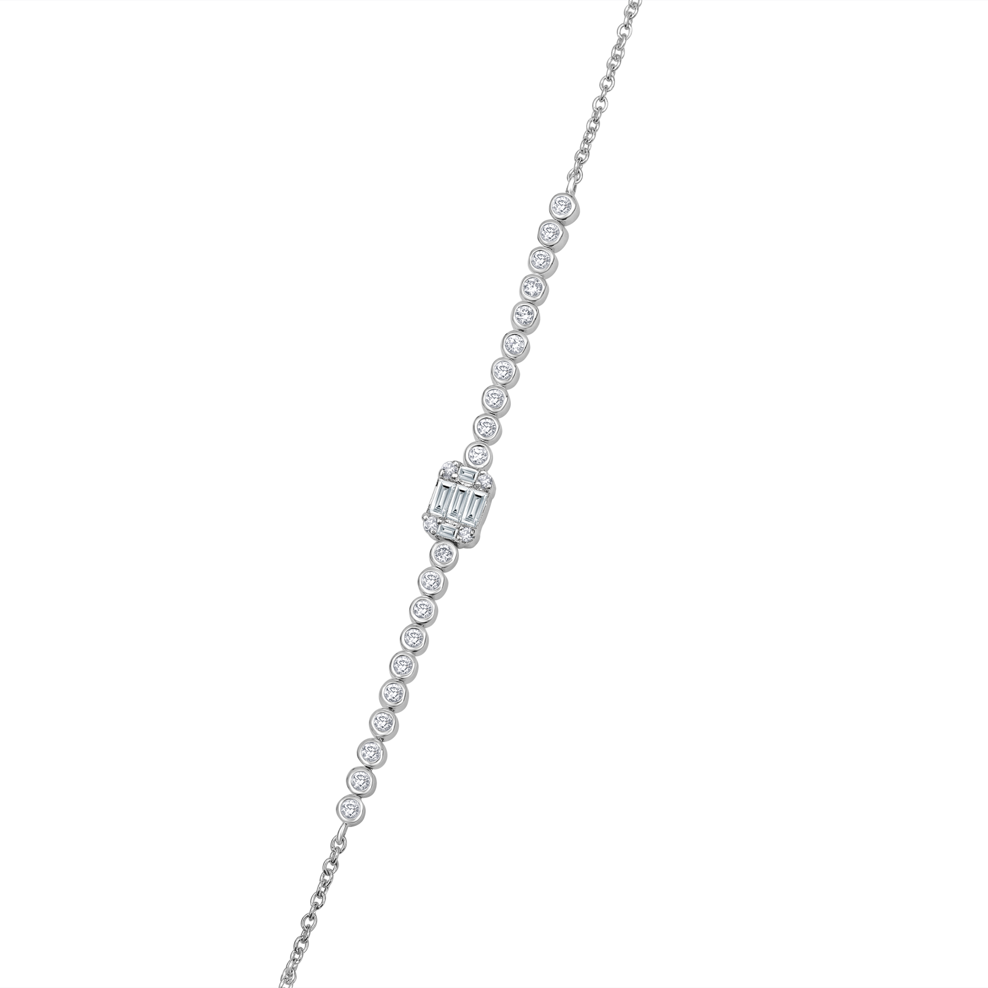 18 K White Gold