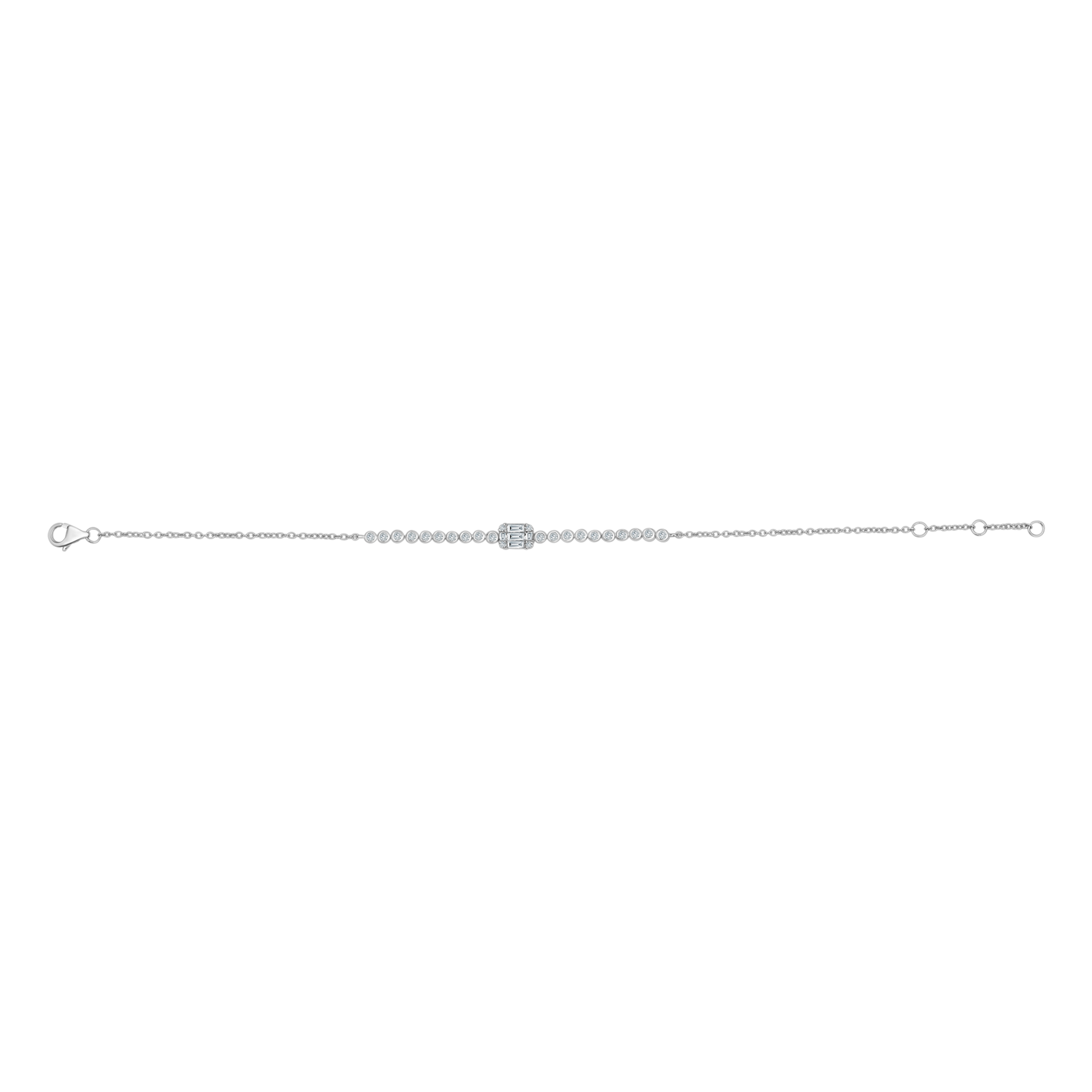 18 K White Gold