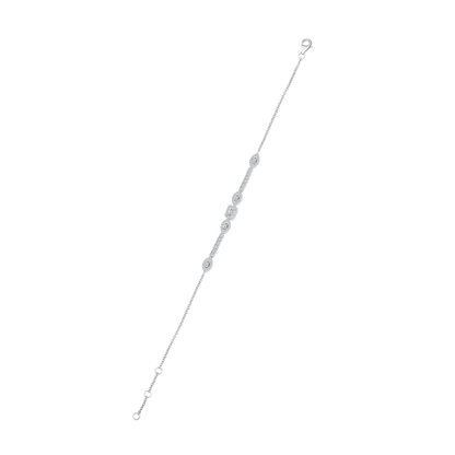 18 K White Gold