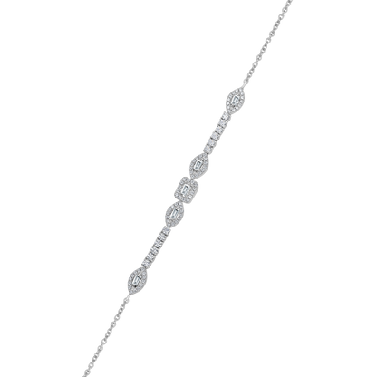 18 K White Gold