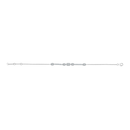 18 K White Gold