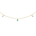 18 K Yellow Gold Emerald