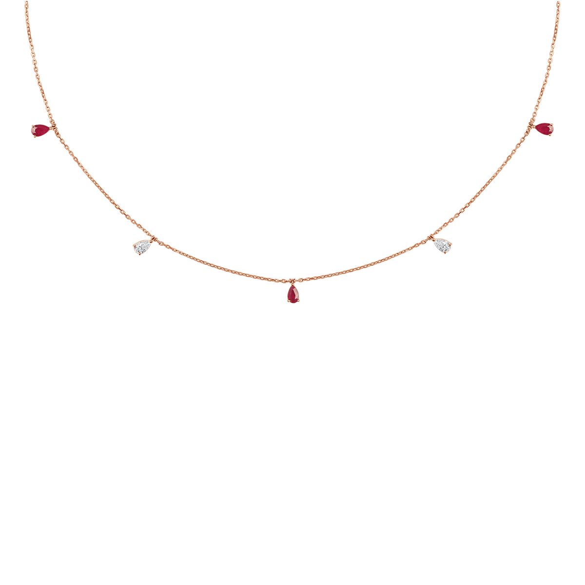18 K Rose Gold Ruby