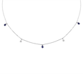 18 K White Gold Sapphire