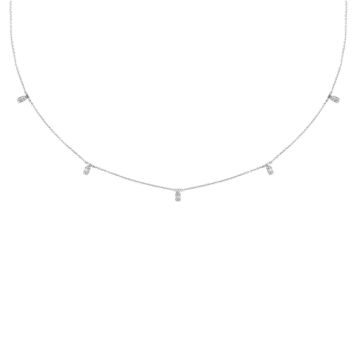 18 K White Gold
