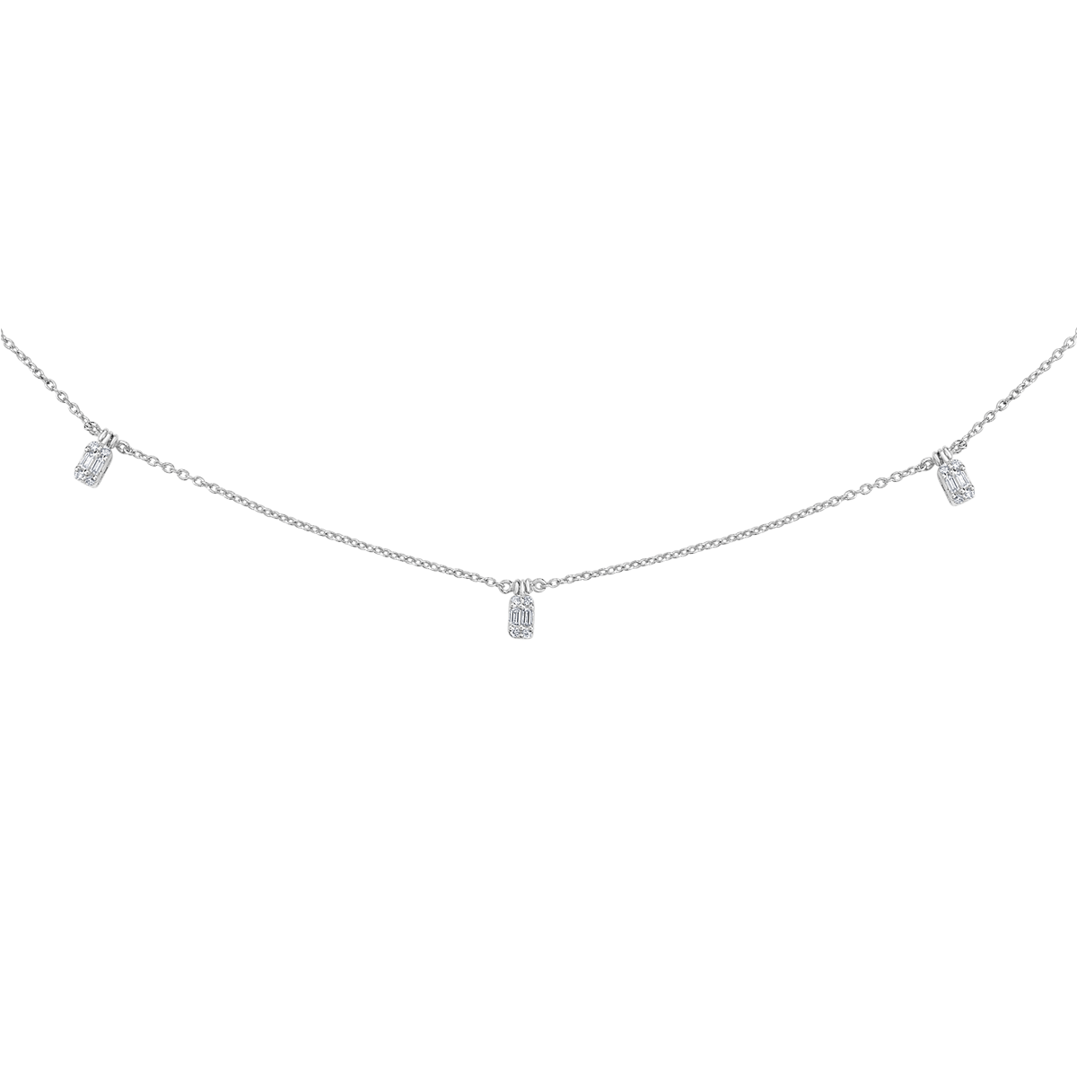 18 K White Gold