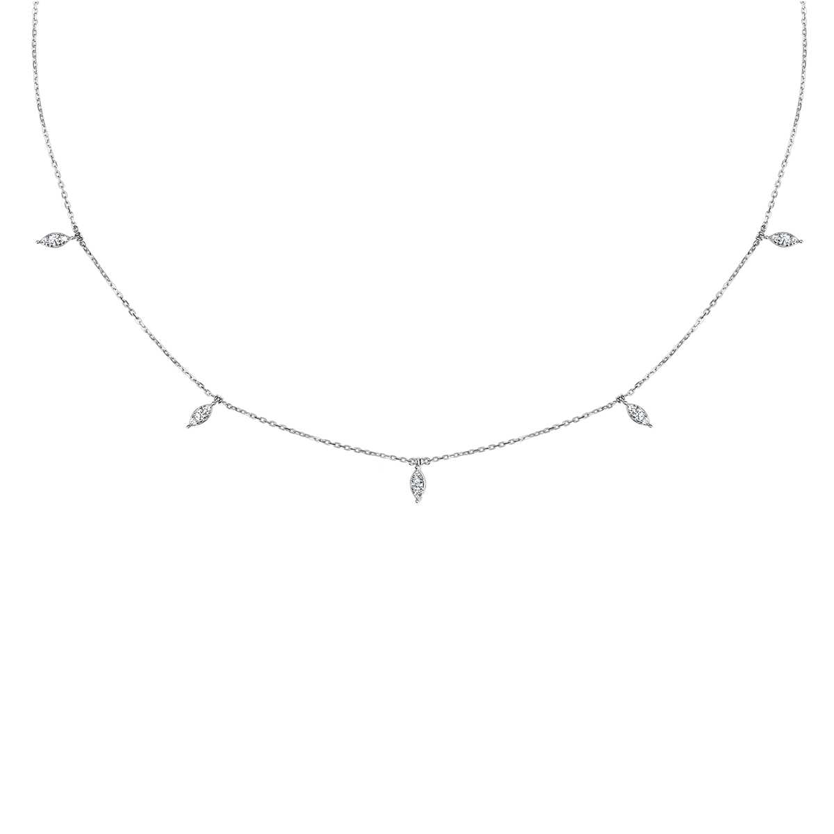 18 K White Gold