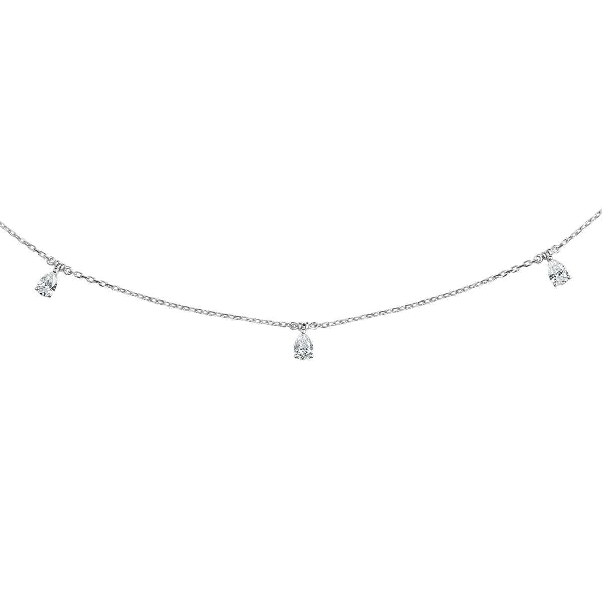 18 K White Gold