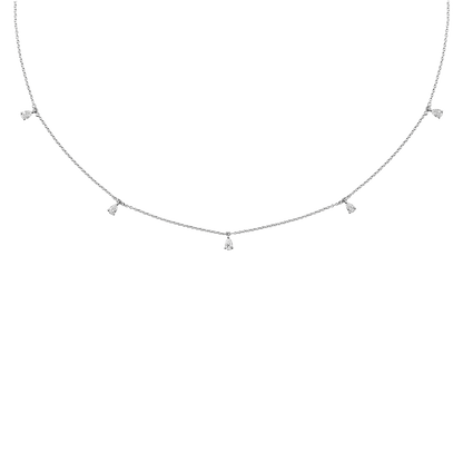 18 K White Gold