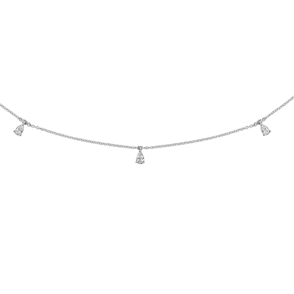 18 K White Gold