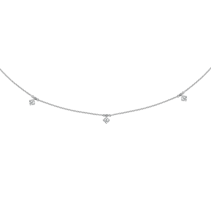 18 K White Gold