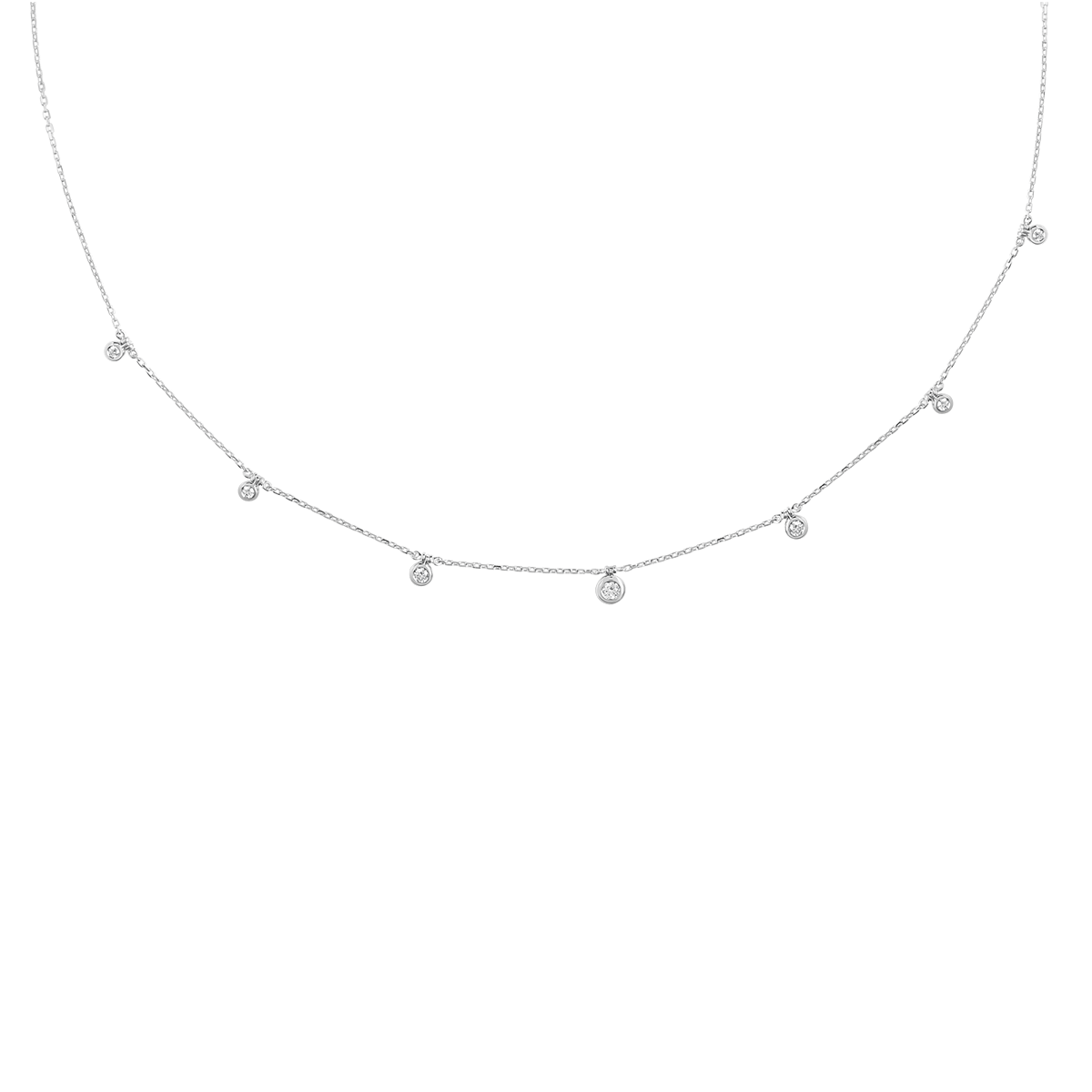 18 K White Gold