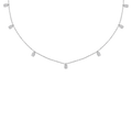 18 K White Gold