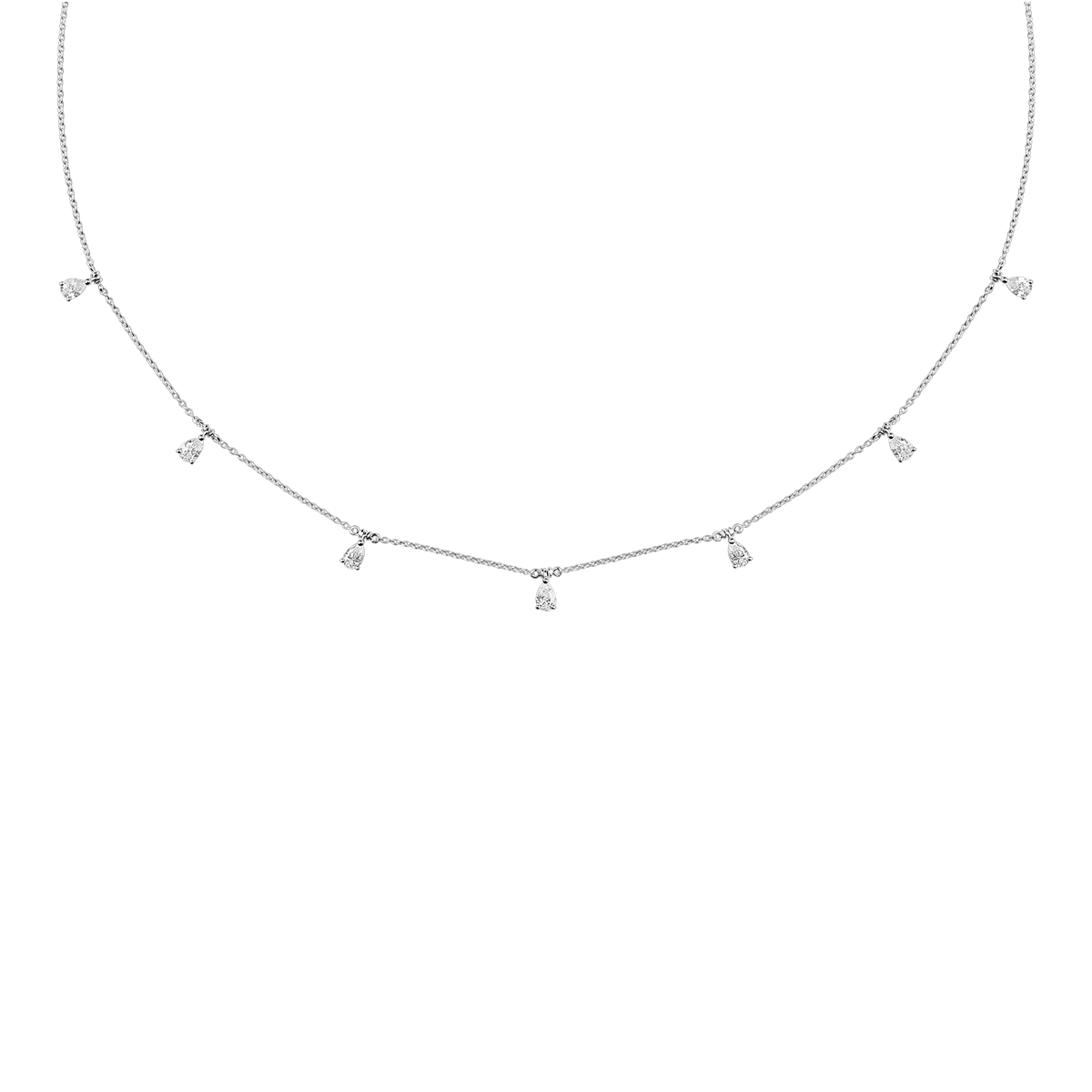 18 K White Gold