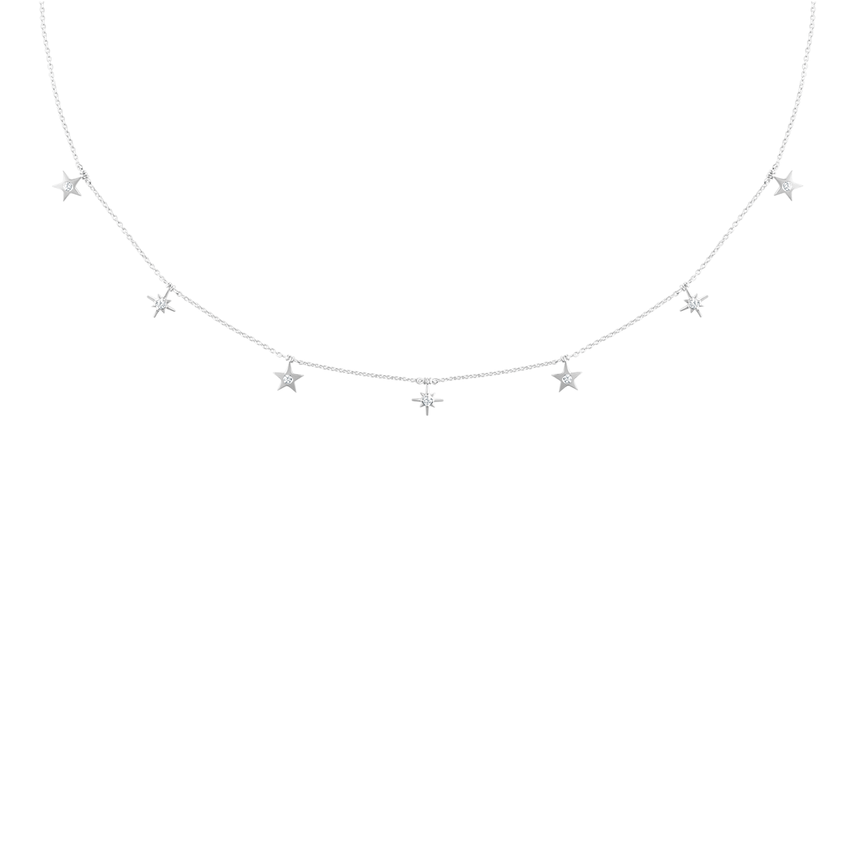 18 K White Gold