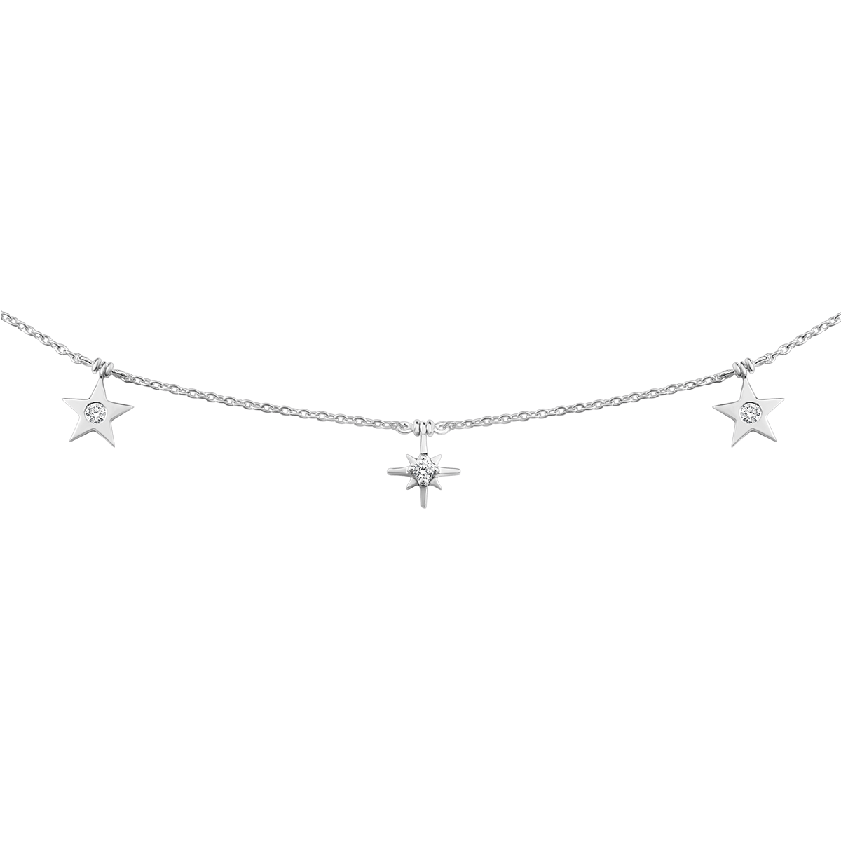 18 K White Gold