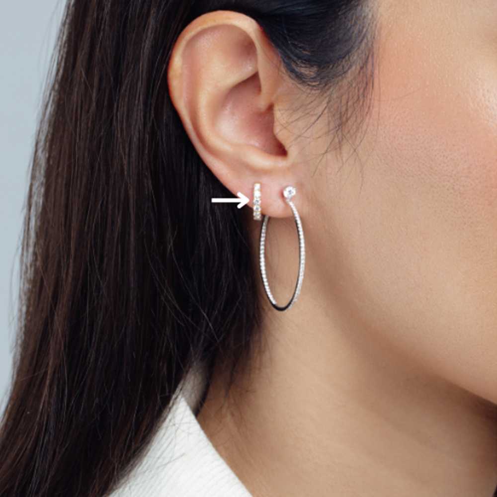 18 K White Gold