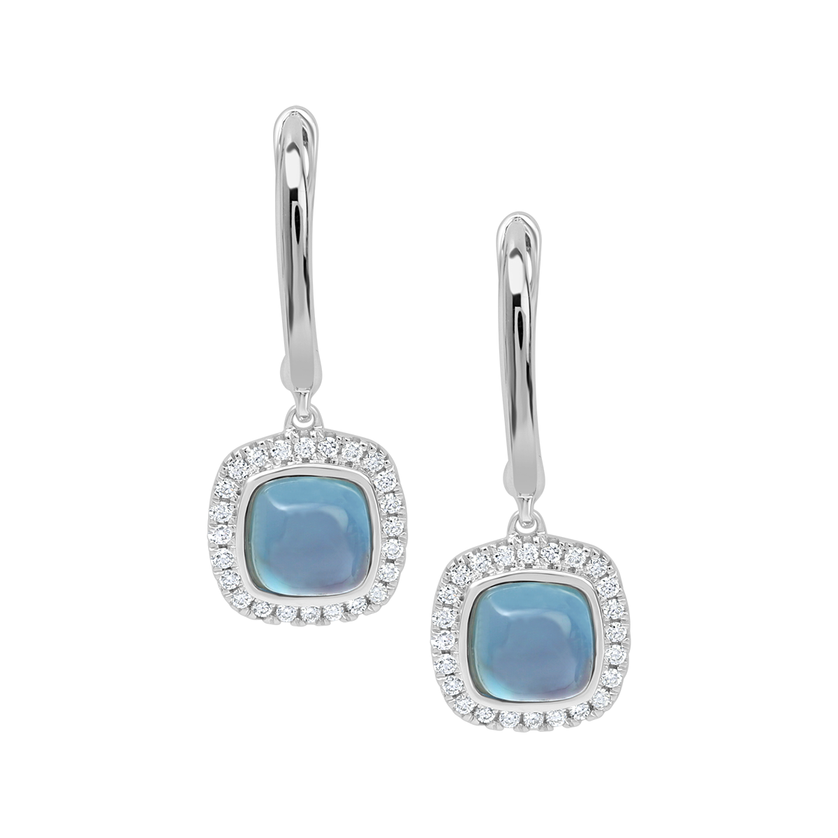 18 K White Gold Londonbluetopaz
