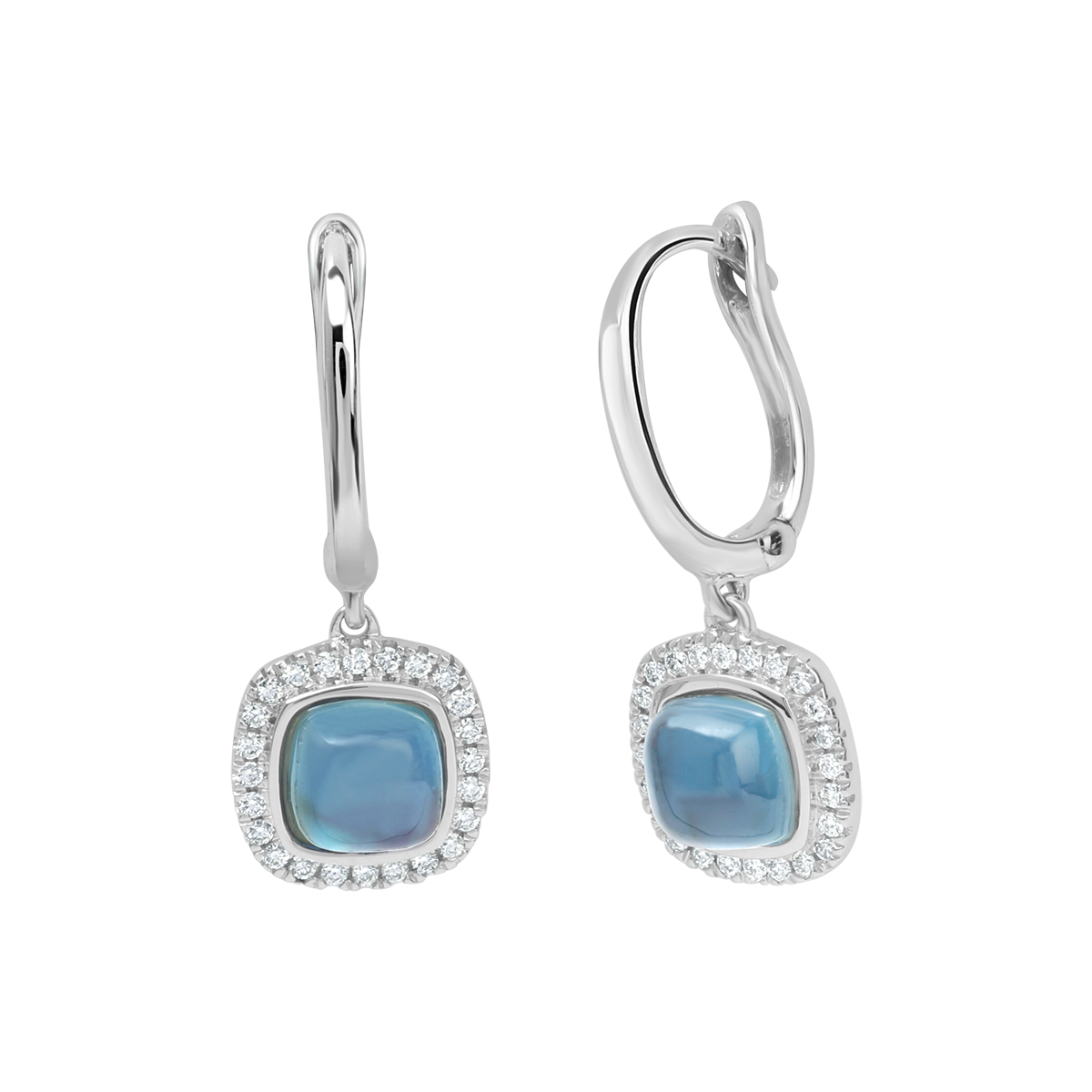18 K White Gold Londonbluetopaz