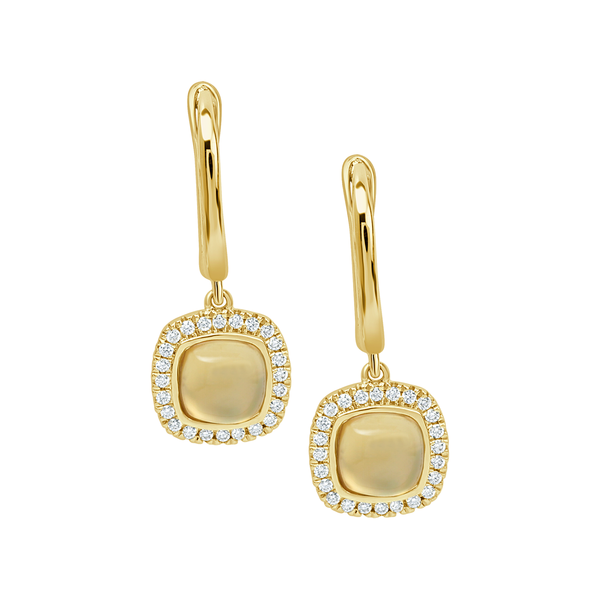 18 K Yellow Gold Citrine