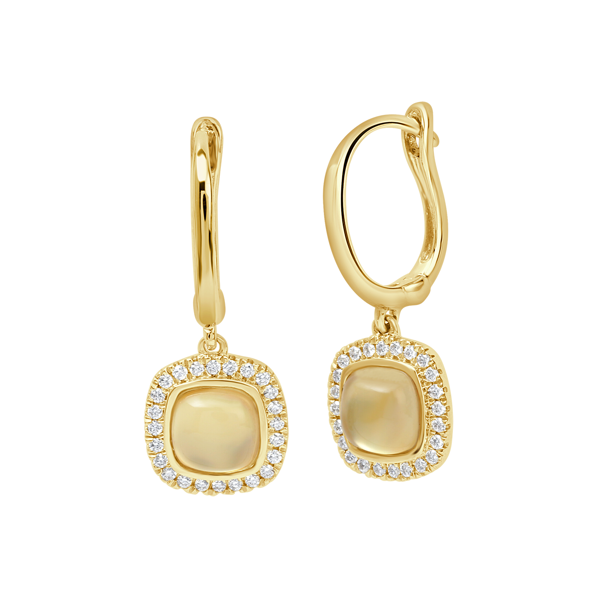 18 K Yellow Gold Citrine