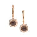 18 K Rose Gold SmoKyquartz