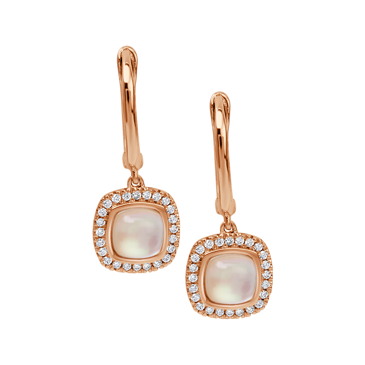 18 K Rose Gold Rosequartz