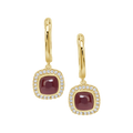 18 K Yellow Gold Garnet