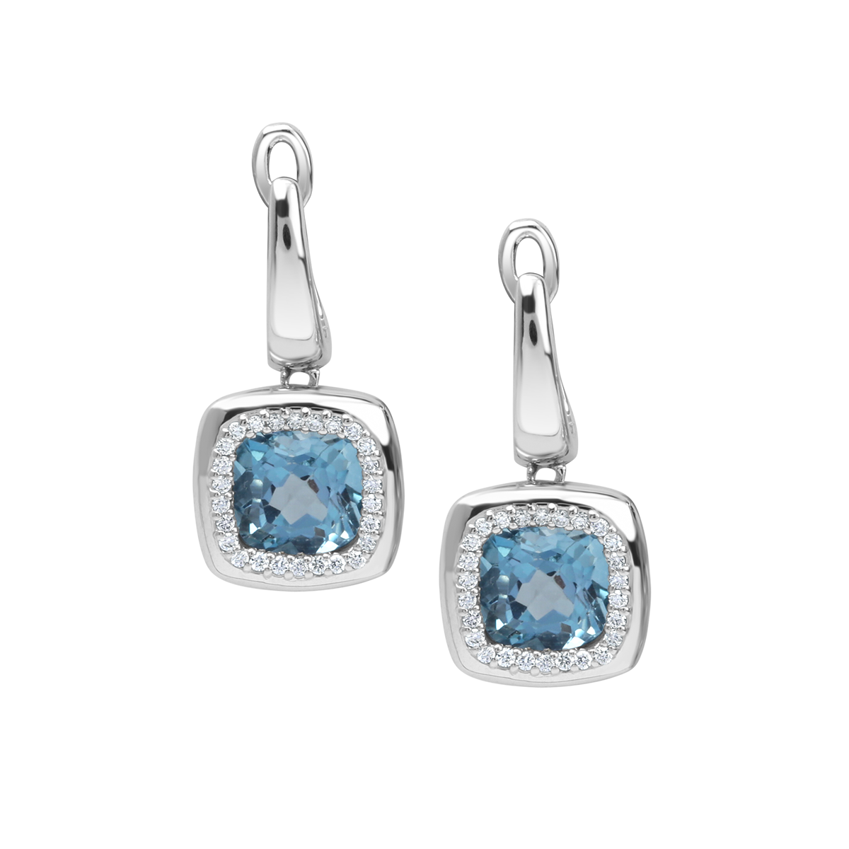 18 K White Gold Londonbluetopaz