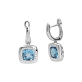 18 K White Gold Londonbluetopaz