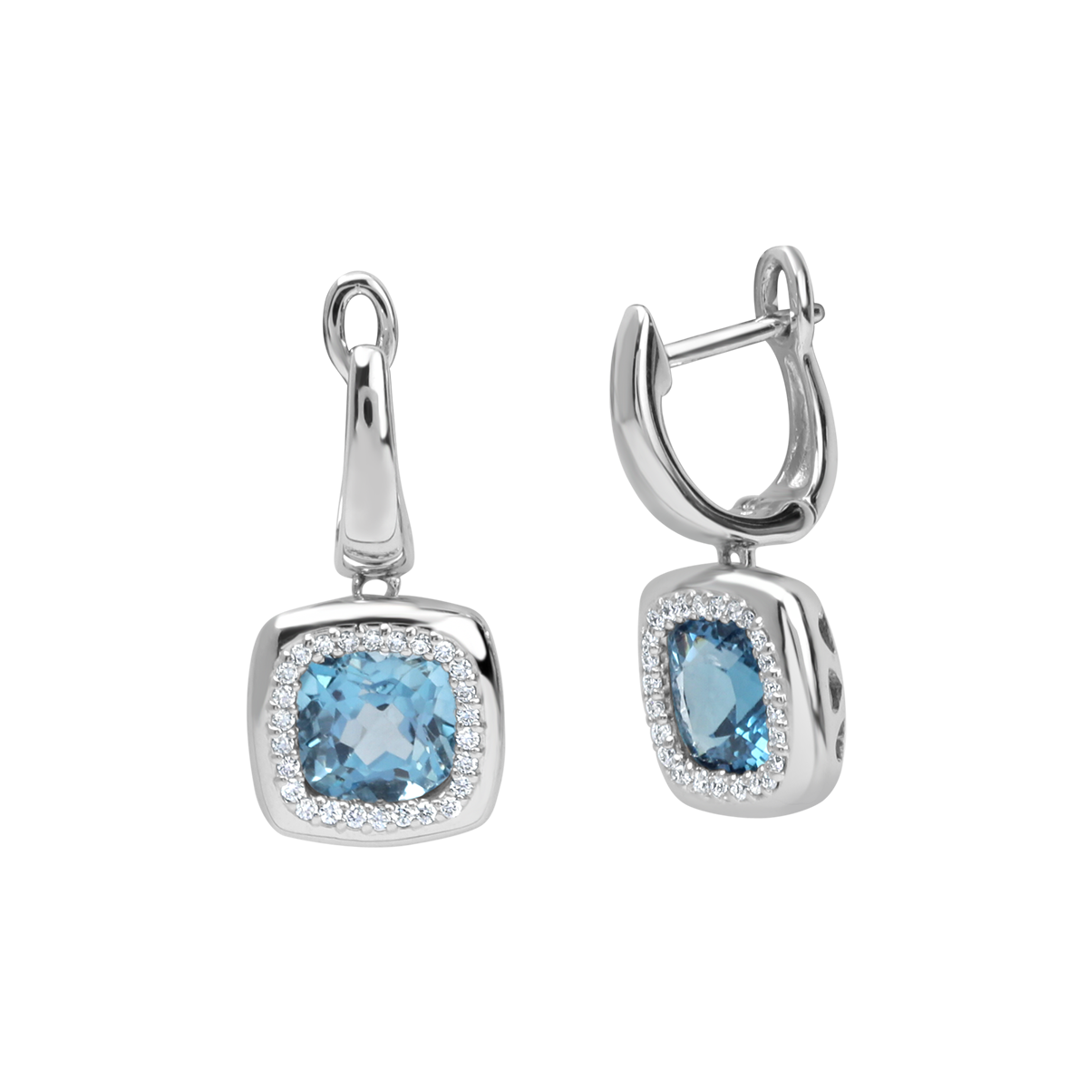 18 K White Gold Londonbluetopaz