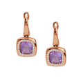 18 K Rose Gold Amethyst
