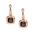 18 K Rose Gold SmoKyquartz