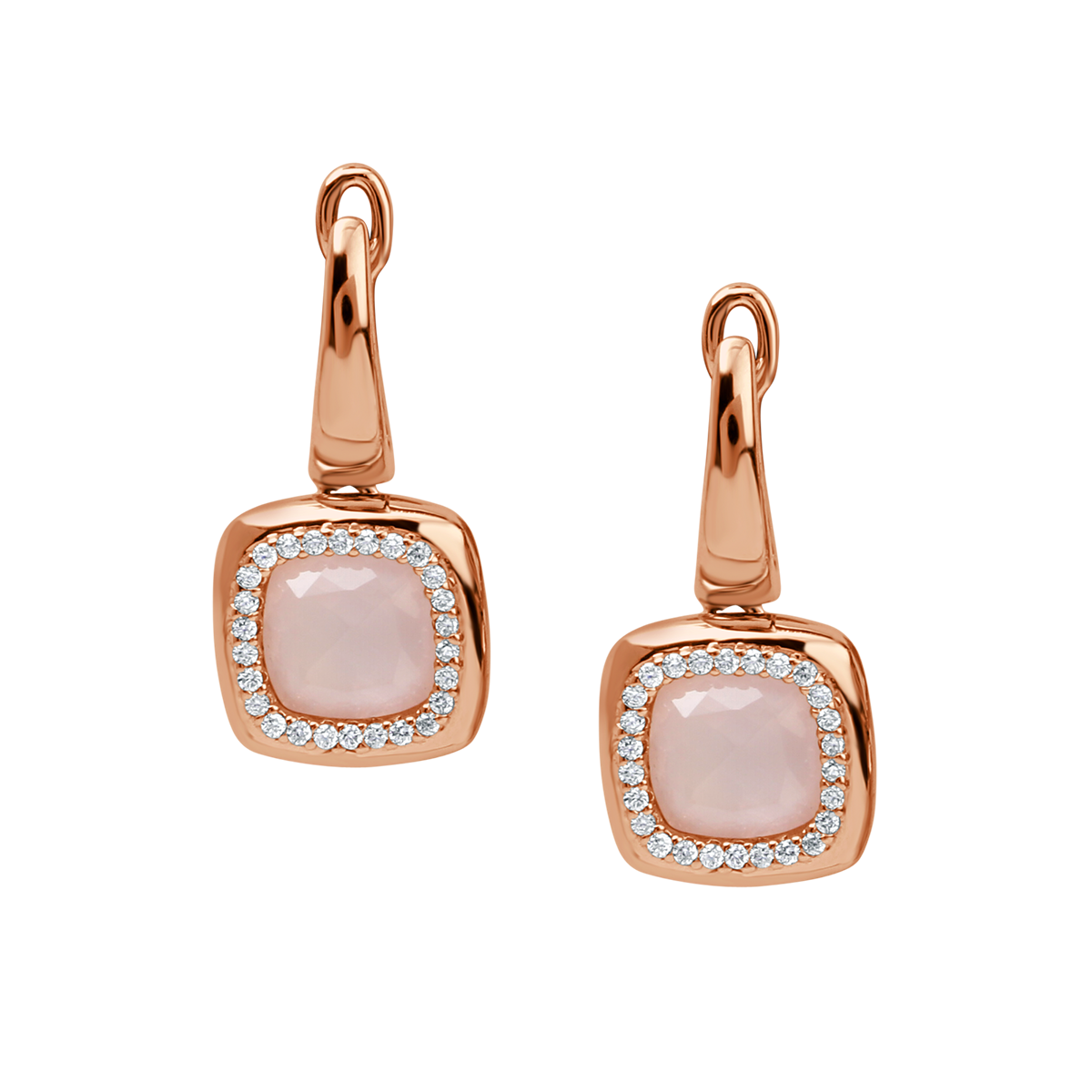 18 K Rose Gold Rosequartz