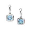 18 K White Gold Skybluetopaz