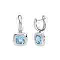 18 K White Gold Skybluetopaz