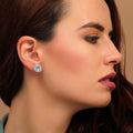 18 K White Gold Londonbluetopaz