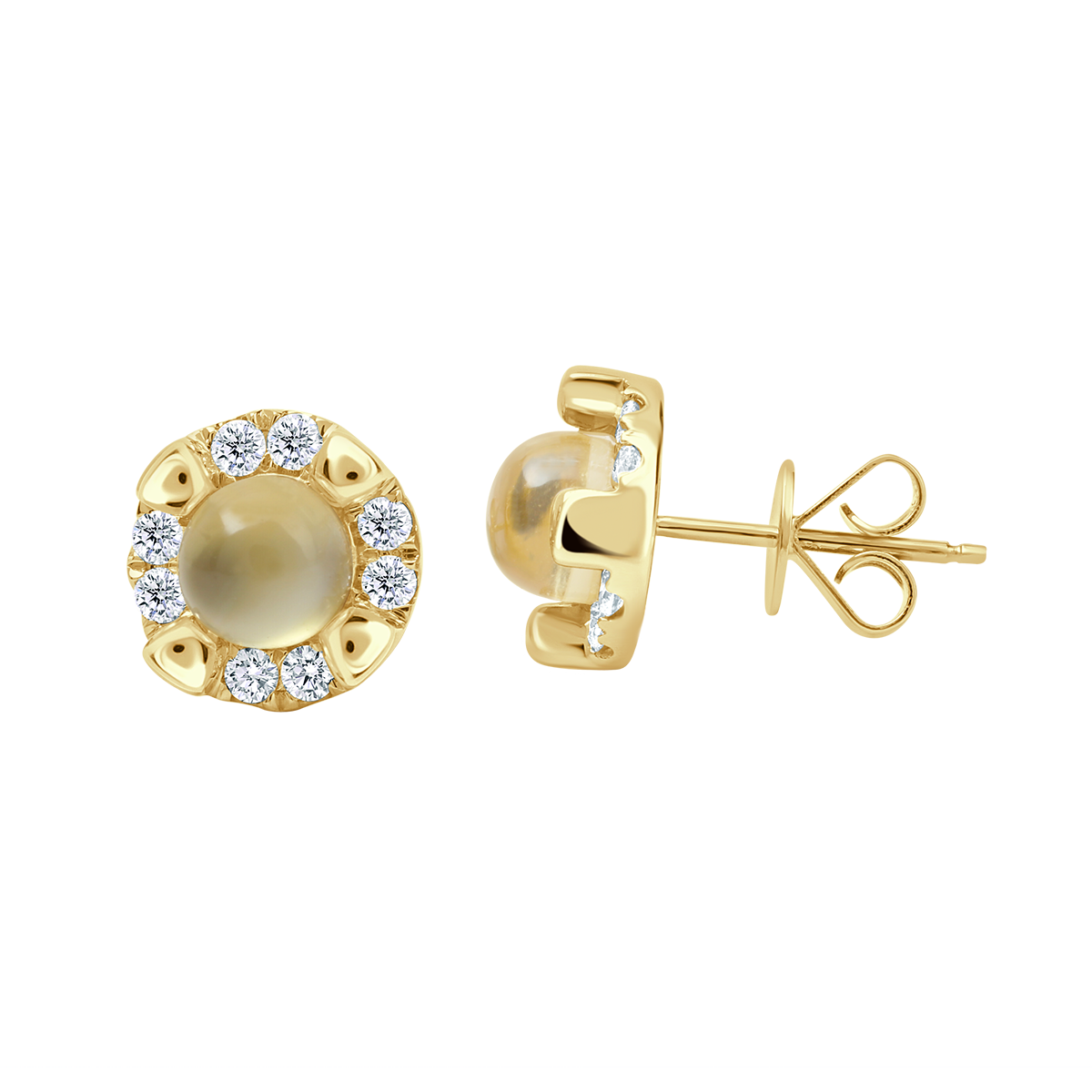 18 K Yellow Gold Citrine