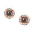 18 K Rose Gold SmoKyquartz