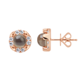 18 K Rose Gold SmoKyquartz